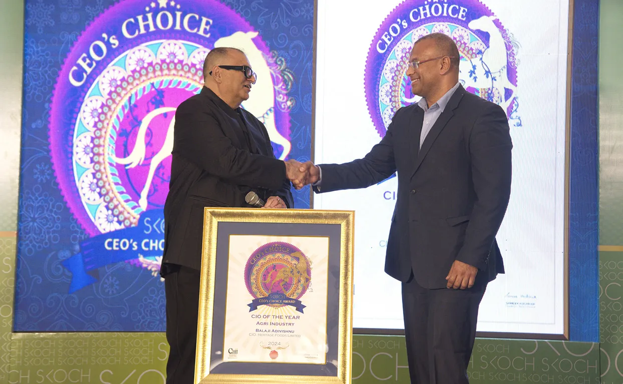 Balaji Adivishnu - CIO of the Year - Dairy